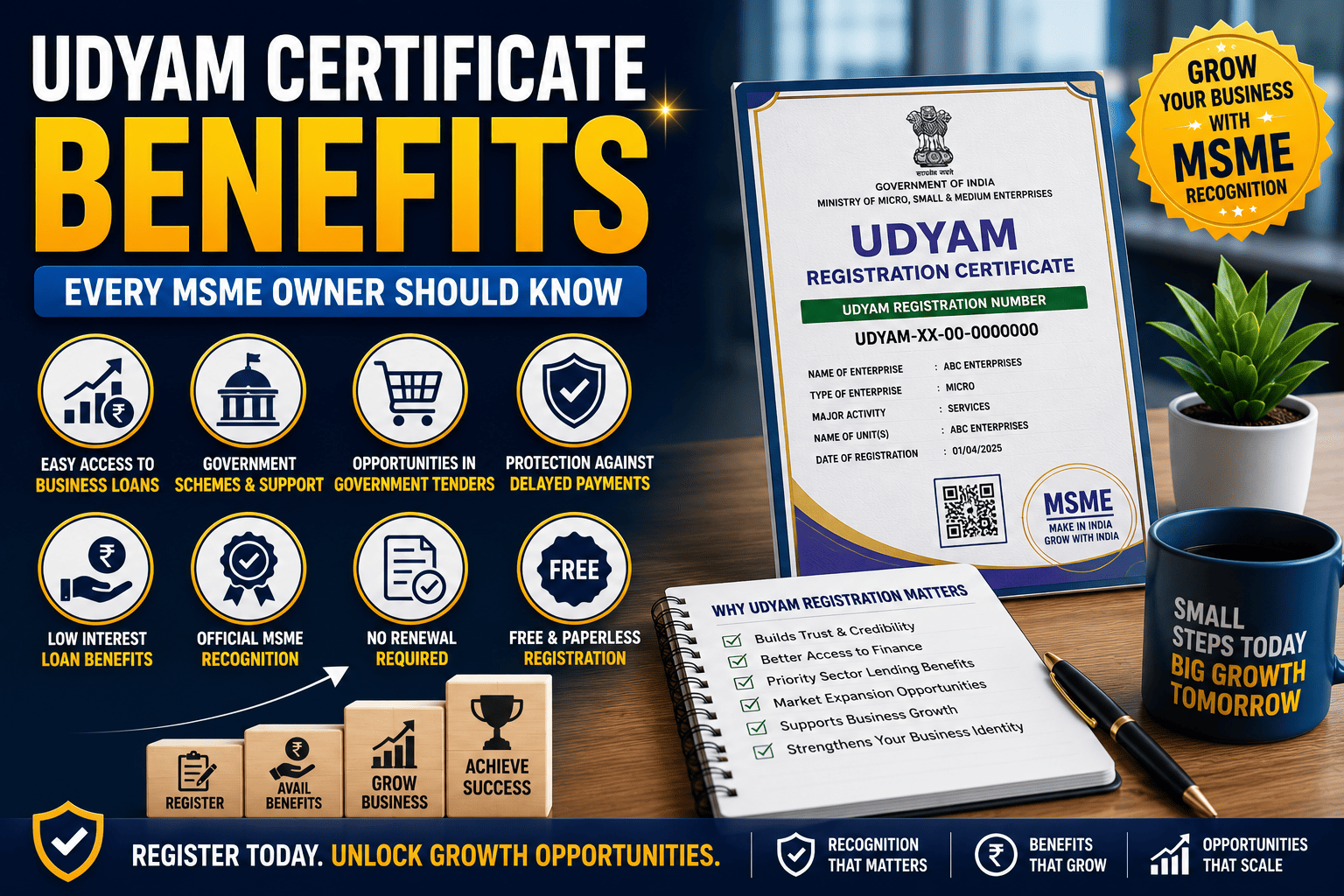 Udyam Certificate Benefits Every MSME Owner Should Know